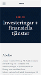 Mobile Screenshot of abelco.se