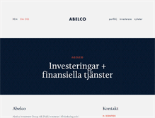 Tablet Screenshot of abelco.se